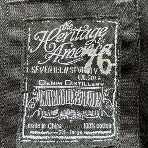 The Heritage America Denim Jacket Paint Splatter - Picture 3 of 11